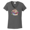 Ladies Heavy Cotton ™ 100% Cotton V Neck T Shirt Thumbnail