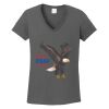 Ladies Heavy Cotton ™ 100% Cotton V Neck T Shirt Thumbnail