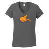 Ladies Heavy Cotton ™ 100% Cotton V Neck T Shirt Thumbnail