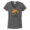 Ladies Heavy Cotton ™ 100% Cotton V Neck T Shirt Thumbnail