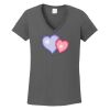 Ladies Heavy Cotton ™ 100% Cotton V Neck T Shirt Thumbnail