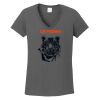 Ladies Heavy Cotton ™ 100% Cotton V Neck T Shirt Thumbnail