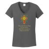 Ladies Heavy Cotton ™ 100% Cotton V Neck T Shirt Thumbnail
