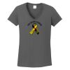 Ladies Heavy Cotton ™ 100% Cotton V Neck T Shirt Thumbnail