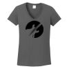 Ladies Heavy Cotton ™ 100% Cotton V Neck T Shirt Thumbnail
