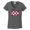 Ladies Heavy Cotton ™ 100% Cotton V Neck T Shirt Thumbnail