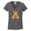 Ladies Heavy Cotton ™ 100% Cotton V Neck T Shirt Thumbnail