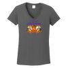 Ladies Heavy Cotton ™ 100% Cotton V Neck T Shirt Thumbnail