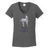 Ladies Heavy Cotton ™ 100% Cotton V Neck T Shirt Thumbnail