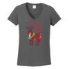 Ladies Heavy Cotton ™ 100% Cotton V Neck T Shirt Thumbnail