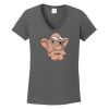 Ladies Heavy Cotton ™ 100% Cotton V Neck T Shirt Thumbnail