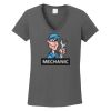 Ladies Heavy Cotton ™ 100% Cotton V Neck T Shirt Thumbnail