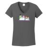 Ladies Heavy Cotton ™ 100% Cotton V Neck T Shirt Thumbnail