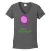 Ladies Heavy Cotton ™ 100% Cotton V Neck T Shirt Thumbnail