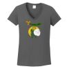 Ladies Heavy Cotton ™ 100% Cotton V Neck T Shirt Thumbnail