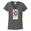Ladies Heavy Cotton ™ 100% Cotton V Neck T Shirt Thumbnail