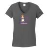 Ladies Heavy Cotton ™ 100% Cotton V Neck T Shirt Thumbnail