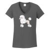 Ladies Heavy Cotton ™ 100% Cotton V Neck T Shirt Thumbnail