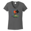 Ladies Heavy Cotton ™ 100% Cotton V Neck T Shirt Thumbnail