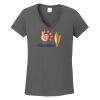Ladies Heavy Cotton ™ 100% Cotton V Neck T Shirt Thumbnail