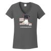 Ladies Heavy Cotton ™ 100% Cotton V Neck T Shirt Thumbnail