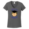 Ladies Heavy Cotton ™ 100% Cotton V Neck T Shirt Thumbnail
