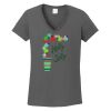 Ladies Heavy Cotton ™ 100% Cotton V Neck T Shirt Thumbnail