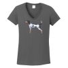 Ladies Heavy Cotton ™ 100% Cotton V Neck T Shirt Thumbnail