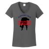 Ladies Heavy Cotton ™ 100% Cotton V Neck T Shirt Thumbnail