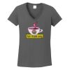 Ladies Heavy Cotton ™ 100% Cotton V Neck T Shirt Thumbnail