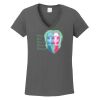Ladies Heavy Cotton ™ 100% Cotton V Neck T Shirt Thumbnail