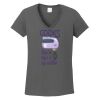 Ladies Heavy Cotton ™ 100% Cotton V Neck T Shirt Thumbnail