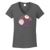 Ladies Heavy Cotton ™ 100% Cotton V Neck T Shirt Thumbnail