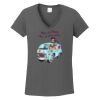 Ladies Heavy Cotton ™ 100% Cotton V Neck T Shirt Thumbnail