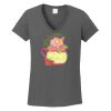 Ladies Heavy Cotton ™ 100% Cotton V Neck T Shirt Thumbnail