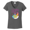 Ladies Heavy Cotton ™ 100% Cotton V Neck T Shirt Thumbnail