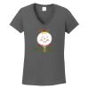 Ladies Heavy Cotton ™ 100% Cotton V Neck T Shirt Thumbnail
