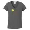 Ladies Heavy Cotton ™ 100% Cotton V Neck T Shirt Thumbnail