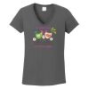 Ladies Heavy Cotton ™ 100% Cotton V Neck T Shirt Thumbnail