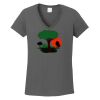 Ladies Heavy Cotton ™ 100% Cotton V Neck T Shirt Thumbnail
