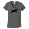 Ladies Heavy Cotton ™ 100% Cotton V Neck T Shirt Thumbnail