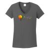 Ladies Heavy Cotton ™ 100% Cotton V Neck T Shirt Thumbnail