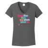Ladies Heavy Cotton ™ 100% Cotton V Neck T Shirt Thumbnail