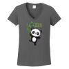 Ladies Heavy Cotton ™ 100% Cotton V Neck T Shirt Thumbnail