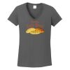Ladies Heavy Cotton ™ 100% Cotton V Neck T Shirt Thumbnail