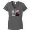 Ladies Heavy Cotton ™ 100% Cotton V Neck T Shirt Thumbnail