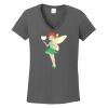 Ladies Heavy Cotton ™ 100% Cotton V Neck T Shirt Thumbnail