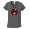 Ladies Heavy Cotton ™ 100% Cotton V Neck T Shirt Thumbnail