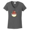 Ladies Heavy Cotton ™ 100% Cotton V Neck T Shirt Thumbnail