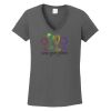Ladies Heavy Cotton ™ 100% Cotton V Neck T Shirt Thumbnail